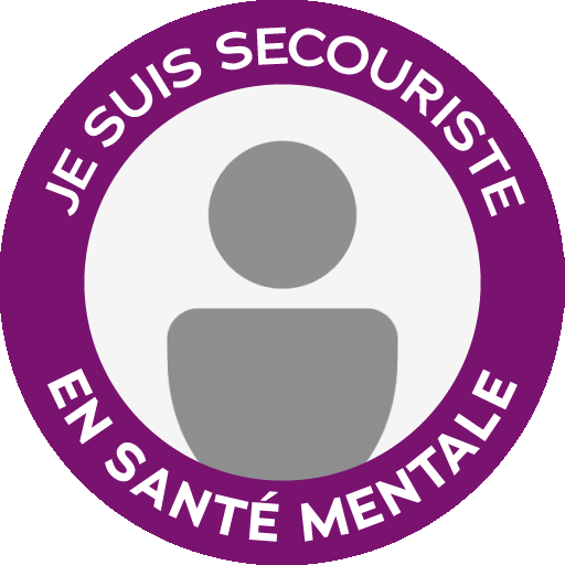 Badge Secouriste PSSM — Premiers Secours en Santé Mentale