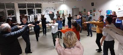 Atelier collectif en mouvement